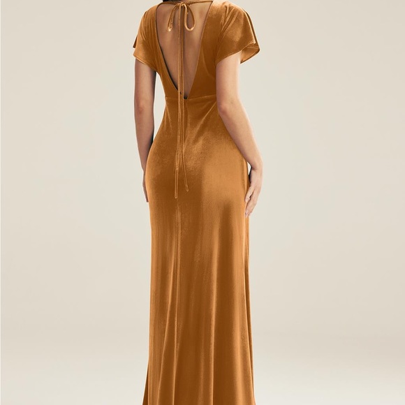 Jenny Yoo Bridesmaid Dress Ellis Stretch velvet - Picture 4 of 4